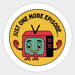 Binge Watching Sticker